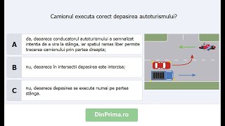 Camionul execută corect depășirea autoturismului [upl. by Nitaf]