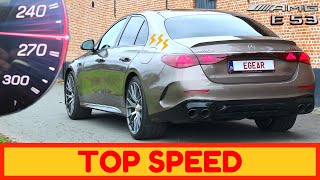 612HP MercedesAMG E 53 PHEV 2025  0100 0200 Top Speed on Autobahn [upl. by Arvonio50]