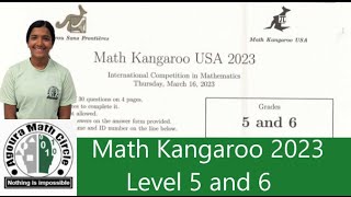 Math Kangaroo 2023 Level 5 and 6 Presented by Navya Sreeraj [upl. by Aniham]