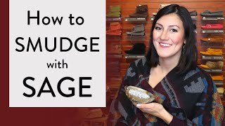 How to Smudge with Sage 😌Smudging to Purify your HOUSE with SAGE [upl. by Billye]