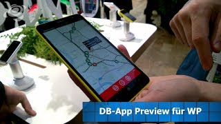 Nokia zeigt neue Version des DBNavigators für Windows Phone [upl. by Sikleb]