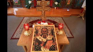 20231203 St Nicholas Day Sunday Divine Liturgy St Basil the Great Byzantine Church Los Gatos Ca [upl. by Mercola]