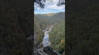 I40 overlook of damaged riverbed [upl. by Delilah]