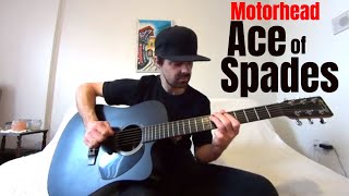 Ace of Spades  Motorhead Acoustic Cover by Joel Goguen [upl. by Alrak]