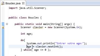 PROGRAMMER EN JAVA Débutant  33  La boucle do while [upl. by Gilligan]