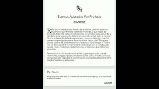 Eventos Son Aclarados Por Profecía [upl. by Gregoire979]