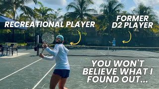 Tennis Tips From a D2 Player That COMPLETELY Changed My Game [upl. by Chandos]