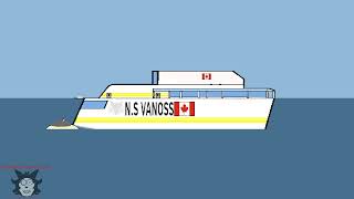 The sinking of NS Vanoss [upl. by Cassidy]