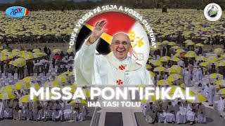 PAPA FRANCISCO PREZIDE MISA PONTIFIKAL IHA TASITOLU [upl. by Elsilrac]