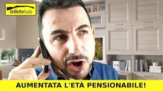 Aumentata lEtà pensionabile  Sergio Giuffrida [upl. by Lyris]