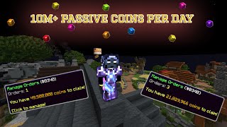 This PASSIVE FLIP makes 10 MILLION COINS per day Hypixel SkyBlock [upl. by Latreese]