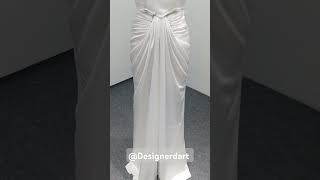 Designer drape skirt fashion pattern patternmaking viral tranding [upl. by Ahsienroc]