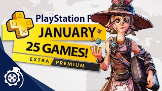 PlayStation Plus Extra  January 2024 PS [upl. by Terris]