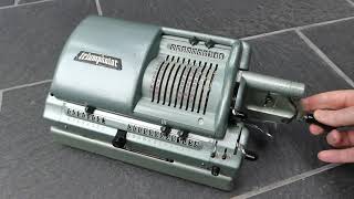 The Triumphator CRN2 pinwheel mechanical calculator [upl. by Ivy]