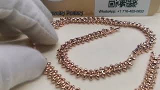 Clash De Cartier Necklace Rose Gold  Justes Factory [upl. by Grizel]