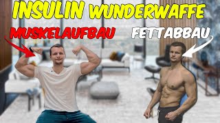 Insulin amp Fitness 💪 Gezielt MUSKELN aufbauen 📈amp FETT verbrennen 📉 [upl. by Ilbert]