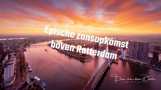 Epische zonsopkomst boven Rotterdam 7 [upl. by Atires135]