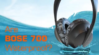 Are Bose 700 Headphones Waterproof [upl. by Rici250]