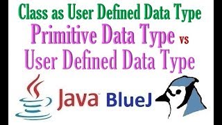 59 Class As User Defined Data Type in java DemonstratedPrimitive vs Composite Data Type [upl. by Llerruj444]