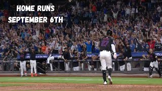 Every MLB Home Runs  September 6 2024 22 [upl. by Anairuy]