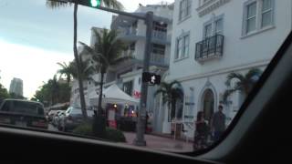 728 Ocean Drive Miami  Scarface Scene Miami Beach [upl. by Orravan]