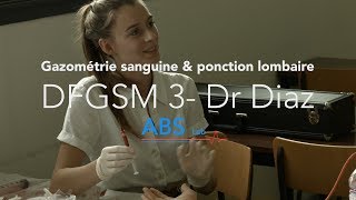 Gazométrie sanguine amp ponction lombaire  Dr Diaz ABS Lab [upl. by Nivre675]