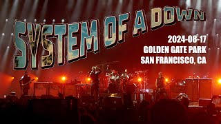 System of a Down Live Golden Gate Park San Francisco CA 20240817 Full Show 4K [upl. by Ayoras]