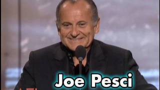 Joe Pesci Salutes Robert De Niro at AFI Life Achievement Award [upl. by Nelav]