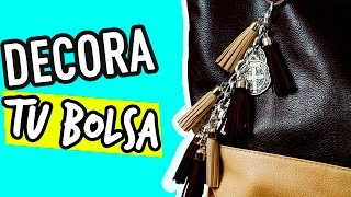 Como decorar tu Bolsas o Mochilas  DIY Accesorio fácil  Mini Tip 12 [upl. by Chadburn]