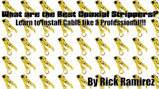 What are the Best Coaxial Strippers How to Strip a Coax Wire 2023 ricks2cents [upl. by Ahsenom]