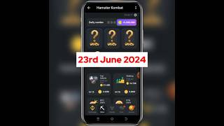 23 June Hamster Kombat Daily Combo Cards  Hamster Kombat Daily Combo Today hamstersoftiktok [upl. by Niajneb897]