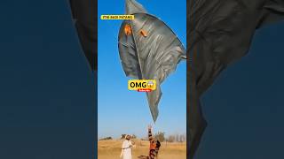 Big Kite Kite Flying Kite Trick⭐️ kite kites kiteflying patang shorts [upl. by Xonk431]