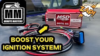 How to Install the MSD 6AL Digital Ignition Box  1995 Ford F150 [upl. by Akcirahs]