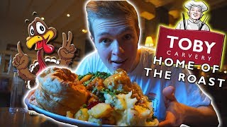 THE  TOBY CARVERY  TAKEOVER CHALLENGE BritishFood [upl. by Vacuva]