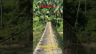 Wooden Bridge Bohol vlog travel expatlife filipiny [upl. by Castara677]