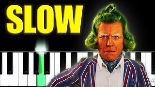 Oompa Loompa Wonka  RIGHT HAND Piano Tutorial SLOW [upl. by Suanne]