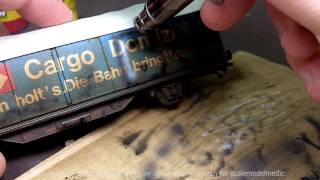 Weathering a Boxcar Part 2 [upl. by Kries]