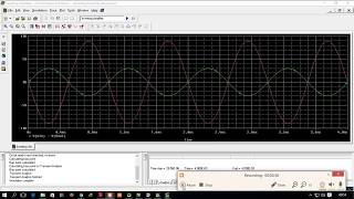 Inverting Operational Amplifier experiment in PSpice  Schematics [upl. by Dyanna]