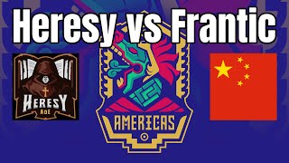 ECL 2v2  Heresy vs Frantic  wDauT  DogaoMiguel vs ViviCL [upl. by Ricki]