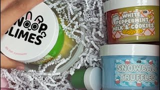 Merry Christmas to me Snoop Slimes December Subscription box review [upl. by Neraa]