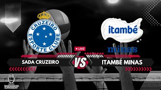 SADA CRUZEIRO x ITAMBÉ MINAS  Superliga Masculina de Vôlei  20122023 [upl. by Kerwin]