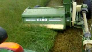 cutting doublechop silage [upl. by Ailana]