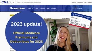 ⚠️ 2023 Medicare Part B Premium and Deductible UPDATE [upl. by Martijn]