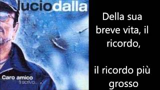 Lucio Dalla  4 Marzo 1943 Testo Lyrics [upl. by Lange]