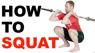 How To Perform A PERFECT Squat [upl. by Lanie]