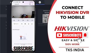 How to configure hik connect in mobile Hikvision DVR को मोबाइल से कनेक्ट कैसे करे [upl. by Ainesey]