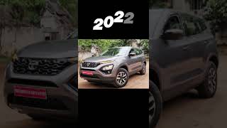 Evolution of Tata Harrier 👿 19982024 🔥 shorts trending status offroad systummm [upl. by Jarin]