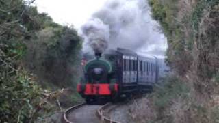 RPSI No 3 At Downpatrick on Santa Specials [upl. by Yraccaz459]