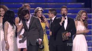 American Idol 2011 Winner Announced Live HQflv [upl. by Linker]