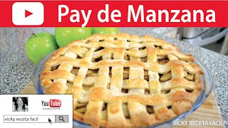 PAY DE MANZANA  VickyRecetaFacil [upl. by Peirsen935]